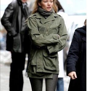 Kate Moss French Surplus Army Jacket